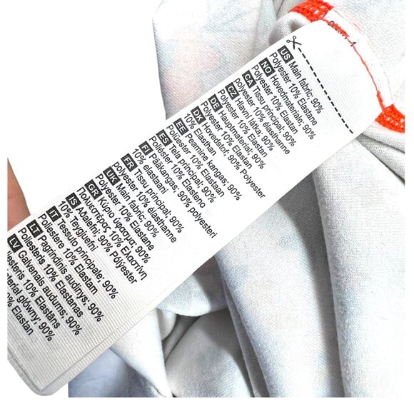 Kari Traa Floral Base Layer Long Sleeve Womens Top Cream Multicolor Size Medium - Picture 9 of 11